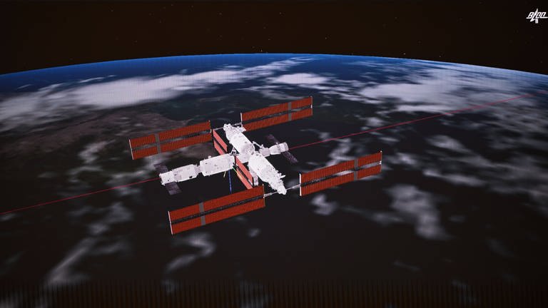 Chinesische Raumstation. (Foto: IMAGO, IMAGO / Xinhua)